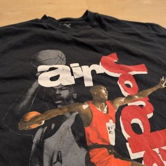 Nike Air Jordan Mens Black Graphic T-Shirt Michael Jordan Jumpman Size M