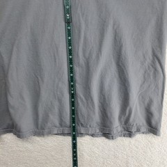 Men’s Twofer T-Shirt XL Black Gray Waffle Knit V-Neck Y2K Grunge Skater