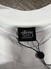 Stussy Shirt World Tour Tee Tshirt White Size XL NWT Double Sided Streetwear