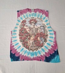 Liquid Blue Grateful Dead Shirt 90s Large 30th Anniversary Garcia Single Stitch