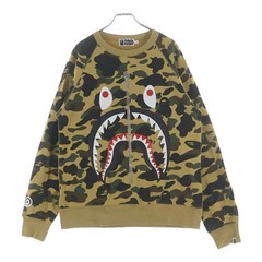 A BATHING APE Size: L 1ST CAMO SHARK CREWNECK 1ST Camo Shark Crew Neck Sweat Mul