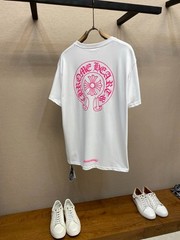 Chrome Hearts Horseshoe Print Cotton T-Shirt, Size M
