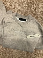 Fear of God Essentials Sweatsuit – XL Core Heather Crewneck & Sweatpants – NWT