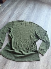 South Pole Green Waffle Weave Pullover Thermal Knit Long Sleeve Size XL