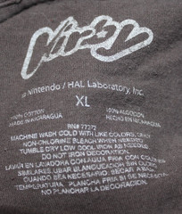 Nintendo Kirby T-Shirt Men’s Size XL Gray Short Sleeve Distressed Print Cosplay