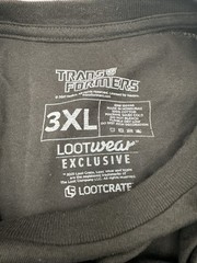 NEW LootCrate Hasbro Transformers Beast Wars Retro T-Shirt S