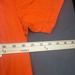 LAT Apparel Mens Leight Legacy Heroes Graphic T-Shirt Size L Orange Short Sleeve