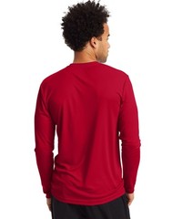 Hanes Long Sleeve Tee 2-Pack T-Shirt Sport Men’s FreshIQ Cool DRI Jersey S-3XL