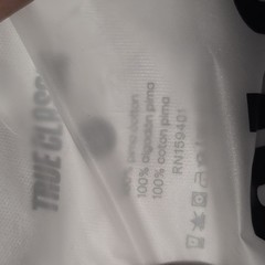 True Classic 100% Pima Cotton T Shirt Crew White Tee Sz L NIP ~ SOLD OUT