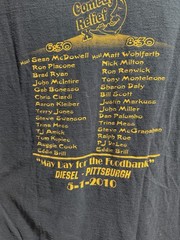 Comedy Relief X Pittsburgh T-Shirt Diesel Nightclub 2010 Benefit Gildan L