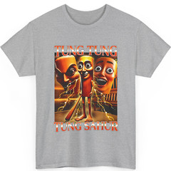 Tung Tung Tung Sahur Funny Meme Brainrot Humor Gen Z Unisex T-Shirt
