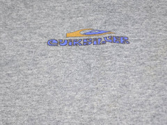 RETRO 90’S/Y2K QUICKSILVER SURFER T-SHIRT. 100% COTTON. MADE IN USA. SIZE MEDIUM