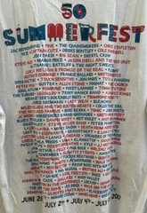 Summerfest 50 Milwaukee 2017 Unisex White T Shirt Size S