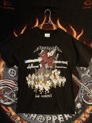 Metallica 2003 Summer Sanitarium Tour T-Shirt Vintage Y2K, Black, Size M