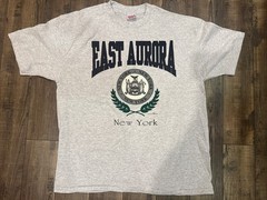 Vintage 1992 Hanes East Aurora New York Tshirt XL USA Single Stitch