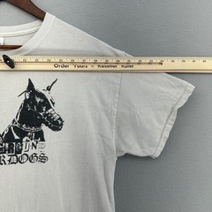 Underground Underdogs Doberman Graphic T-Shirt SZ L Grey Streetwear Trap Emopop