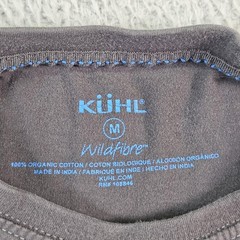 Kuhl Shirt Mens Medium Gray Wildfibre Organic Cotton Long Sleeve Tee Tagless