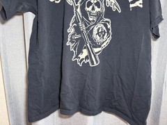 Sons Of Anarchy Mens Size 2XL T-Shirt Black Graphic Tee Road Gear Tv Show