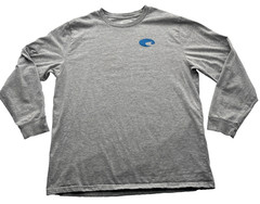 Costa Del Mar Long Sleeve Graphic Fishing Shirt Heather Gray Men’s Large