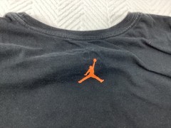 Air Jordan Shirt Mens XL Black Hare Jordan Stretch Jumpman Logo Tee