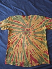 Vintage Grateful Dread Bob Marley T-Shirt Sz L Tie Dye Band Music RARE 89’