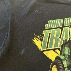 John Deere T-Shirt Men’s Sz XL Black Knit Crewneck “Nothing Runs Like A Deere”