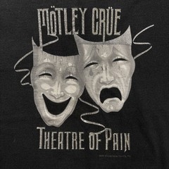 Vintage Motley Crue Theatre of Pain Tour T Shirt Mens L 2005 Black