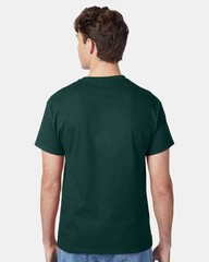 Hanes 5250 4XL 5XL Authentic Short Sleeve Men’s Cotton T-Shirt Deep Forest