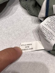 J.Crew Mens Washed Short Sleeve Slub Cotton T-shirt Green White Stripe Medium M
