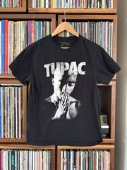 2PAC Black Tee Shirt Sz M Medium Tupac Shakur Hip Hop Rap 90s Classic