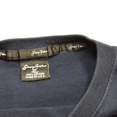 Sean John Men’s T Shirt Crew Neck Short Sleeve Cotton Blue Size XL USA Made VTG