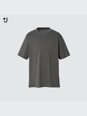 Uniqlo x Jil Sander +J Supima® Cotton Relaxed Fit T-Shirt Olive Green Size Small