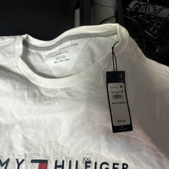 Men’s Tommy Hilfiger Logo T-Shirt 3X White MSRP $44.50