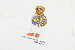 Polo Ralph Lauren Crewneck Classic Fit Polo Bear Preppy Bear T-shirt Tee – White