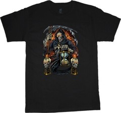 Grim Reaper Shirt Mens Graphic Tees Skull Shirts Men Clothing Accessories Gifts