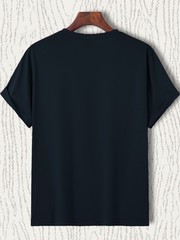 Mens Letter Graphic Print T-Shirt Sport Streetwear Summer Graphic Tee