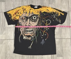 WEAPON X WOLVERINE vintage 1994 LIQUID BLUE OVERLOAD t shirt ALL OVER PRINT