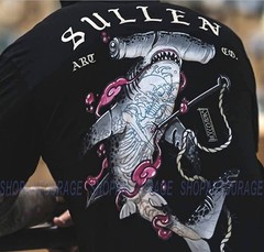 Sullen Art Collective Sea Spear Premium Fit SCM4506 Short Sleeve T-shirt For Men