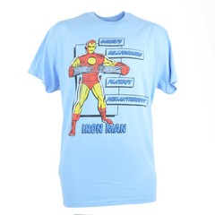 Iron Man Marvel Comics Movie Mens Medium Tshirt Tee Super Heroes Philanthropist