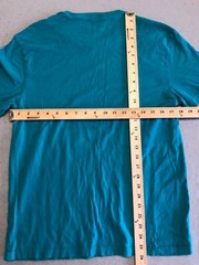 American Eagle T-Shirt Men’s Medium Bright Teal Blue Cotton Casual Tee