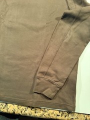 Prada, T Shirt, Long Sleeve, Size, Large, Dark Brown