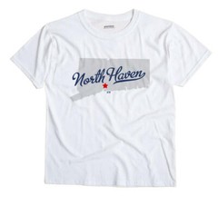 North Haven Connecticut CT Conn T-Shirt MAP