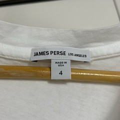 James Perse Mens Standard V-Neck T-Shirt Bundle Sz 4 XL Navy White MLJ3352