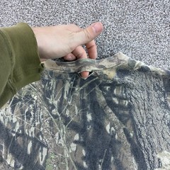 Vintage y2k Camo Black Bear Shirt Mens Small Mossy Oak Break Up Camouflage