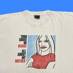 Vintage Movie Promo Shirt Mens XL White 90s Pedro Almodovar Art Graphic Cinema