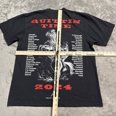 Zach Bryan Quittin Time Tour 2024 T Shirt Grey One Of These Days USA Size Med