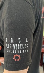 Tool Vintage Los Angeles California Black Tour Shirt Red Grid Skull Size XL