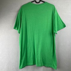US Polo Assn Mens V-Neck T-Shirt Green Heather Short Sleeve Logo St. Patricks L
