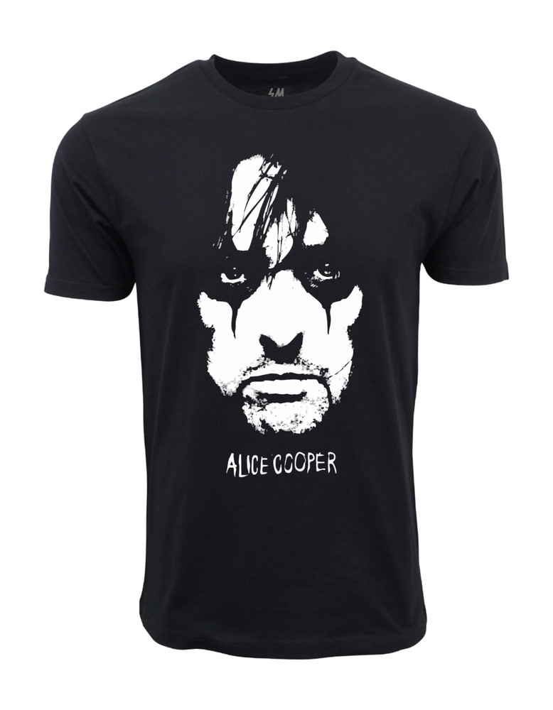 Alice Cooper Face Graphic T shirt