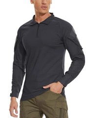 Men’s Hiking T-Shirt Outdoor Casual Work Hiking Tee Training Long Sleeve Shirts